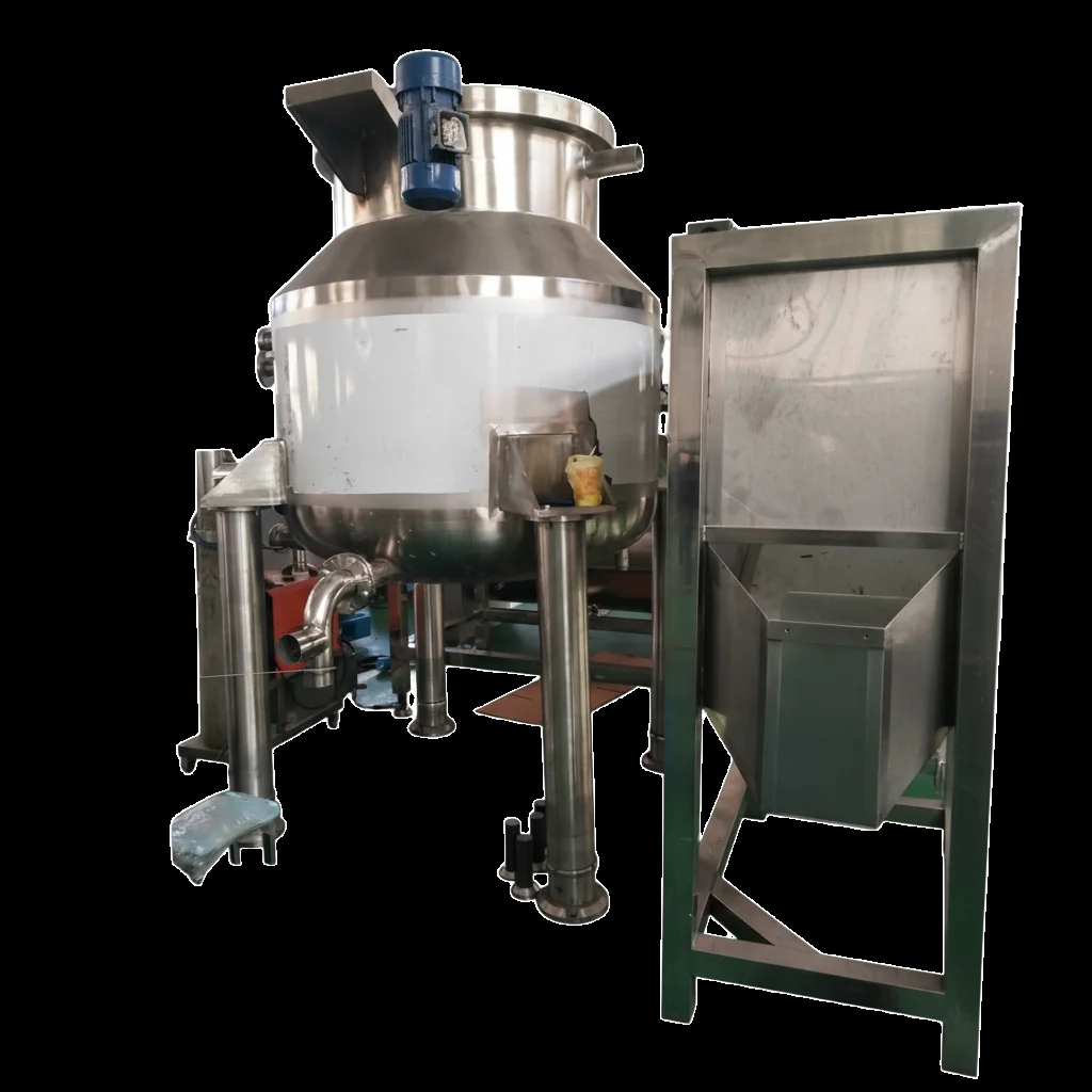 Batch vacuum fryer vessel mounted on a lifting frame: capacity class is set by batch size and vessel volume