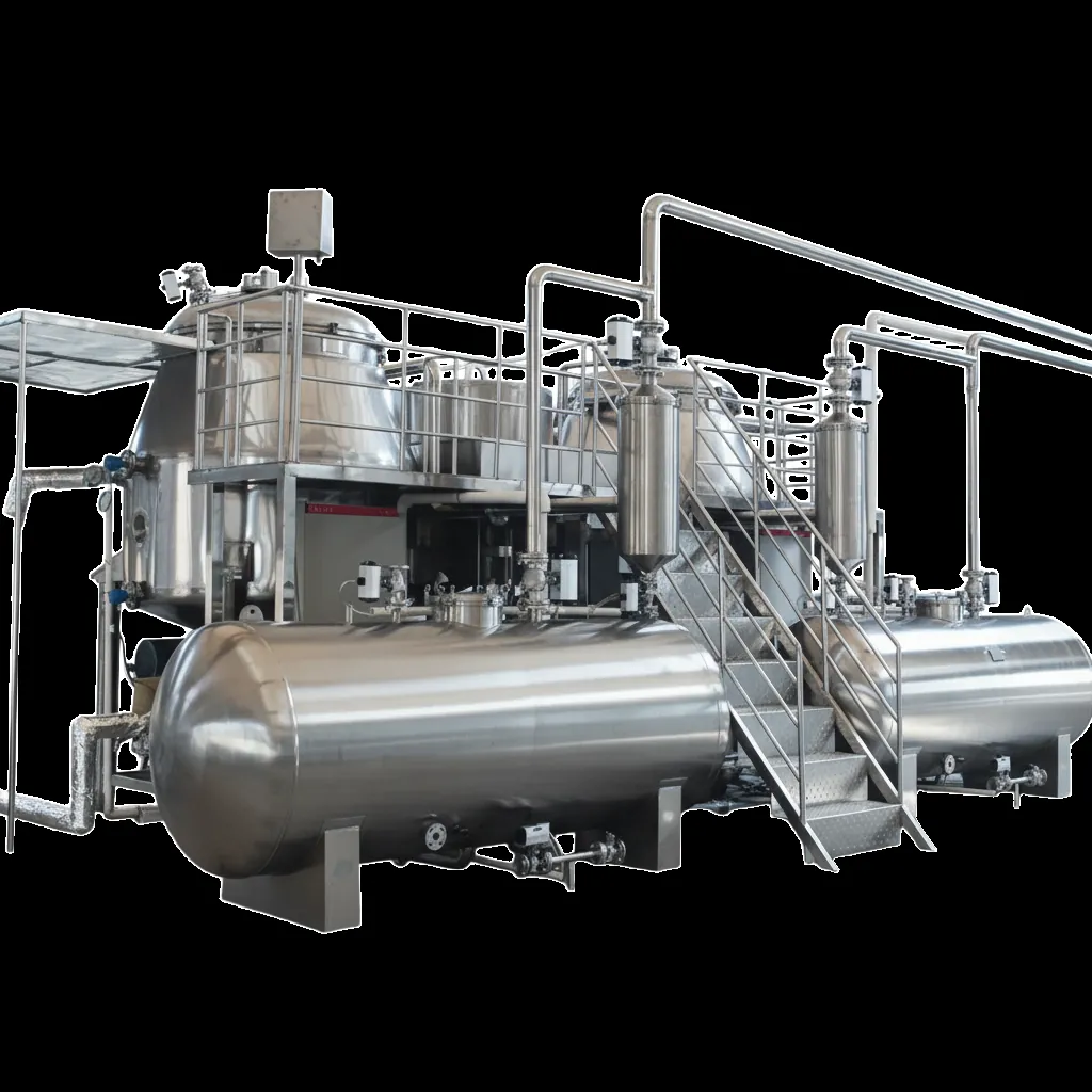 Horizontal oil tank of the QS-300 vacuum fryer system