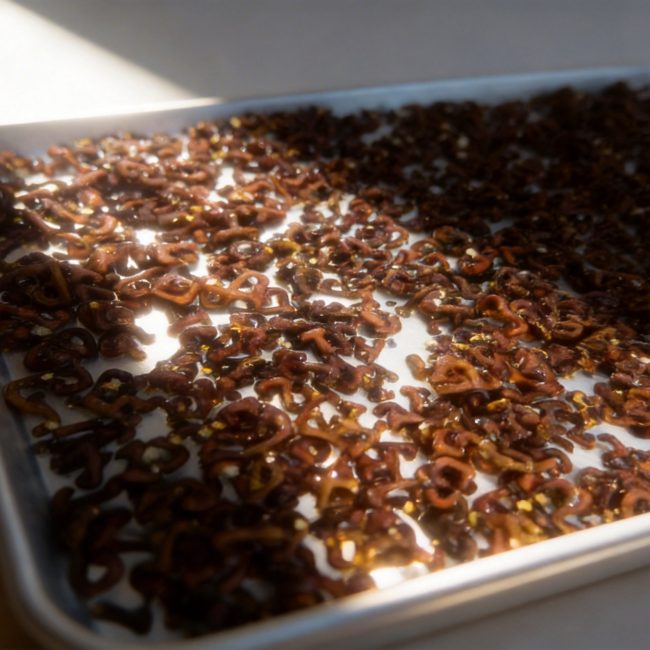 Freeze-dried Japanese raisin tree fruit